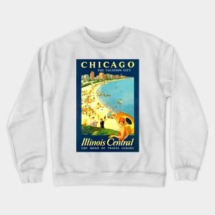 Vintage Travel - Chicago Crewneck Sweatshirt